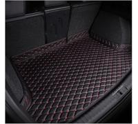 LIMINFACAI Car Leather Boot Mats for Skoda Kamiq 2018-2022 2023 2024,Auto Waterproof Anti Scratch Anti Slip Trunk Pad Cargo Protector Liners Interior Accessories,A/Black-Red