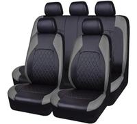 LIMINFACAI Car Seat Covers Full Set for FIAT 500 (2007) 2007 2008 2009 2010 2011 2012 2013 2014 2015 2016,Automotive 5seats Custom Leather Protectors Airbag Compatible Adjustable