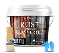 Limino Rust Converter for Metal - 946ml Black Metal Primer and Rust Remover, Rust Reformer ＆ Rust Encapsulator, Long-lasting Anti-Rust Effect, Rust Inhibitor Paint for Cars and Various Metal Surfaces