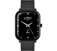 Limit 37mm Black Unisex Smart Watch Fitness Tracker with Bluetooth Calling Hear
