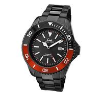 Limit 5520.01 - Men's Watch, Black Stainless Steel Strap, Black/White, Bracelet