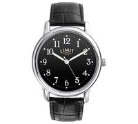 Limit Black Strap and Black Dial Analogue Watch