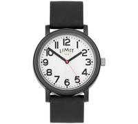 Limit Easy Read Black Silicone Strap Watch
