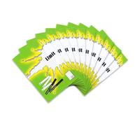 LIMIT Exercise Books A4 Assorted Lines Pack of 10 Ruling 25 - Lined with Margin