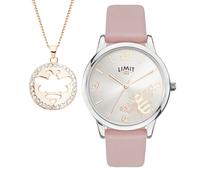 Limit Ladies Faux Leather Gift Set with Bee Pendant Watch