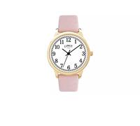 Limit Ladies Pink Faux Leather Strap Watch