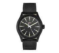 Limit Men's Quartz Analogue Watch. Black dial, case and Strap. 5948.01