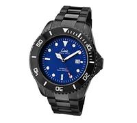 Limit Men's Quartz Watch with Blue Dial Analogue Display and Black Bracelet 5518.01