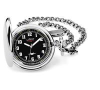 Limit Men's Silver and Black Pocket Watch