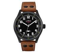 Limit Men's Tan Faux Leather Strap Watch