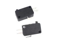 Limit Microswitch 5pcs 5A 250V 125V NO + NC + COM 6.3mm 3 Pins SPDT Micro Switch 28mm 52mm Arc Roller Lever Touch Switch(Blue)