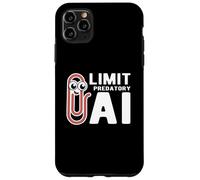 Limit Predatory AI Data Protection Paper Clip Case for iPhone 11 Pro Max
