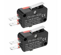 Limit Switch 10pcs V-151-1C25 SPDT 1 NO 1 NC Short Straight Hinge Lever Arm Limit Micro Switch E-Switch