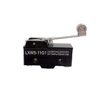 Limit Switch 1PC LXW5-11G1 SPDT Momentary Roller Hinge Arm Button Travel Limit Micro Switch with Screw Lever Type AC380V DC220V