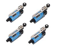 Limit Switch, DBAILY 4pcs Metal Roller Lever Arm Limit Switch for Electrical Control Mechanics Other Industries (ME-8108)