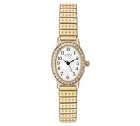 Limit Women's Quartz Watch with White Dial Analogue Display and Gold Stainless Steel Bracelet 6030.01