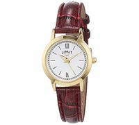 Limit Women's Quartz Watch with White Dial Analogue Display and Red PU Strap 6978.35