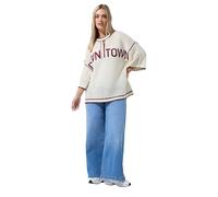 Yours Limited Collection Curve 'Downtown' Knitted Top - Women's - Plus Size Curve Cream