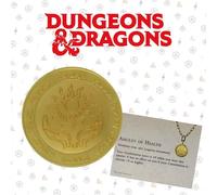 Dungeons & Dragons 24k Gold Plated Amulet of Health Medallion