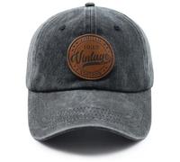 Limited Edition 1935 1945 1955 1965 1975 1985 1995 Hat for Men Women, Vintage Adjustable Leather Patch Baseball Cap