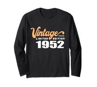 Limited Edition 1952 Birthday 1952 Born in 1952 Long Sleeve T-Shirt