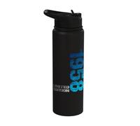 Limited Edition 1958 68th Birthday Born 1958 Stainless Steel Insulated Water Bottle