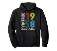 Limited Edition 1958 Birthday 1958 Born 1958 Vintage Pullover Hoodie