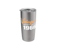 Limited Edition 1966 Birthday 1966 Born in 1966 Stainless Steel Insulated Tumbler