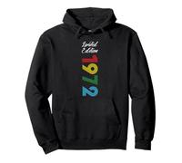 Limited Edition 1972 Birthday 1972 Born 1972 Vintage Pullover Hoodie