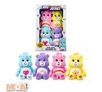 Basic Fun Care Bears Treasure Box: Set of 4 Beanie Plush Toys, Soft & Cuddly, Perfect for Collecting & Play, Suitable for Boys & Girls Ages 3+