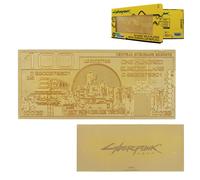 Limited Edition 24k Gold Plated Metal Eurodollar Replica Cyberpunk 2077 Gold One Size