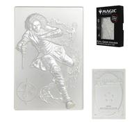 Limited Edition .999 Silver Plated Kaya, Ghost Assassin Ingot Magic The Gathering Metallic Silver One Size