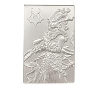 Limited Edition .999 Silver Plated Vraska Ingot Magic The Gathering Metallic Silver One Size