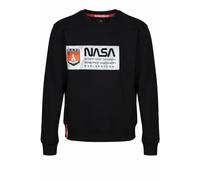 Limited Edition ALPHA INDUSTRIES Mars Reflective Sweatshirt | Black