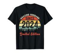 Limited Edition Amazing Husband 2024 anniversary His/Her T-Shirt