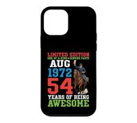 Limited Edition August 1972 Happy 54 Years Of Being Awesome Case for iPhone 12 mini