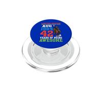 Limited Edition August 1984 Happy 42 Years Of Being Awesome PopSockets PopGrip for MagSafe