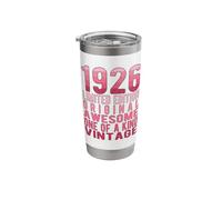 Limited Edition Awesome Original Vintage 1926 Retro Birthday Stainless Steel Insulated Tumbler