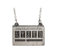 Limited Edition Azkaban Prison Metal Necklace Harry Potter Metallic Silver One Size