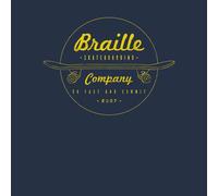 Limited Edition Braille Skate Company Mens T-Shirt - Navy - S
