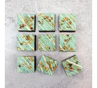 Limited Edition Bright & Blue Pistachio Brownies | Irresistibly Tasty Letterbox Friendly Brownies | Letterbox Gift Box | Perfect For Birthdays, Celebrations Or Any Event