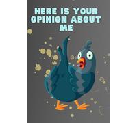 LIMITED EDITION Crazy Birds Journal with Blank Paper to Write In | Funny Pigeon Notebook | Cute Animal Lined Notepad for Teens and Adults