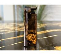 Limited Edition - Deep Laser Engraved Personalised Chrome Metal Jet Lighter - Engraving Included for Birthdays, Anniversaries, Weddings and Valentines (Chrome Rose Gold)