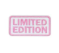 Limited Edition Embroidered Patch Pink Motivational Applique Embroidery Patches Girly Inspired Self Love Positivity Iron On Sew On Patches for Clothes Jeans Hats Gifts for Adults Teens 3x1.4 Inches
