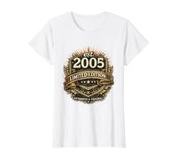 Limited Edition Est. 2005 Original Generation Birth Year Value Graphic T-Shirt, Women, White, L