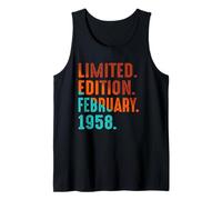 Limited Edition February 1958 Birthday Tank Top