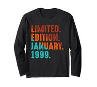 Limited Edition January 1999 Birthday Long Sleeve T-Shirt