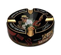 Limited Edition Large 8.75" Arturo Fuente Porcelain Cigar Ashtray Black