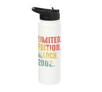 Limited Edition March 2002 Birthday Stainless Steel Insulated Water Bottle