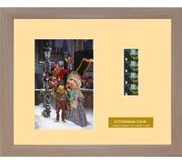 Limited Edition Muppet Christmas Carol Film Cell Presentation, Black and White, Glass Frame, 10.5 x 8.5 Inches, Wall Mount Portrait, Contemporary Style, Indoor Living Room Decor